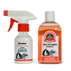 Biosect Mite Spray & Shampoo for Guinea Pigs ( 375ml )
