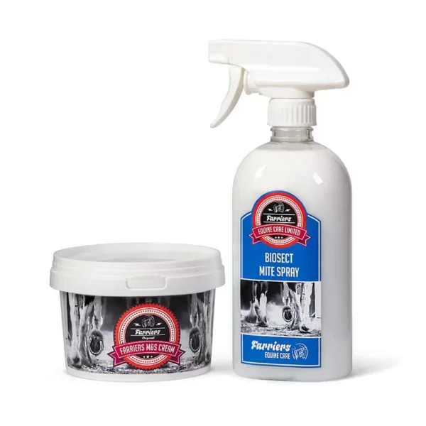 Farriers  M&S Cream & Biosect Mite Spray (Combo Pack)