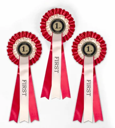 First Place Rosettes (Set of 3)