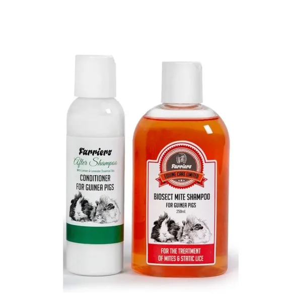 Farriers Biosect Mite Shampoo and Conditioner for Guinea Pigs