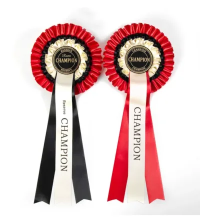 Champion & Reserve Champion Rosettes (Set of 2)