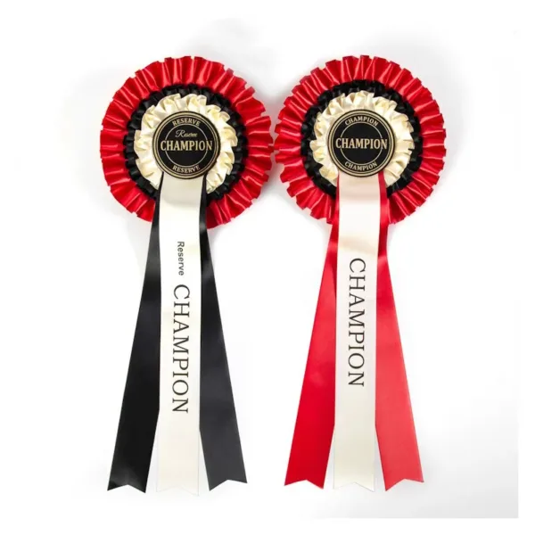 Champion & Reserve Champion Rosettes (Set of 2)
