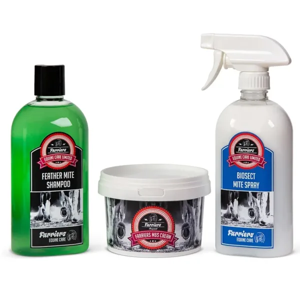 Farriers M&S Cream & Feather Mite Treatment (Triple Pack)