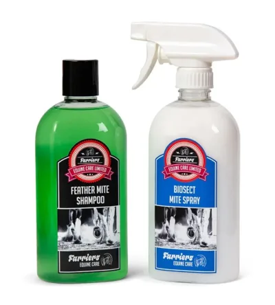 Feather Mite Treatment Spray & Shampoo (Combo Pack)