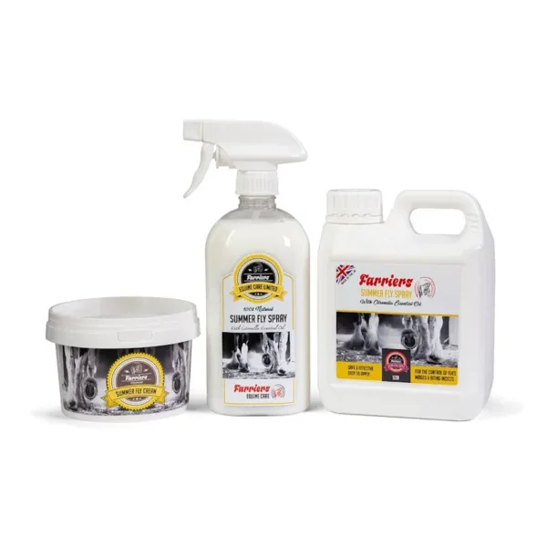 Farriers Summer Fly Spray & Cream (Triple Pack)