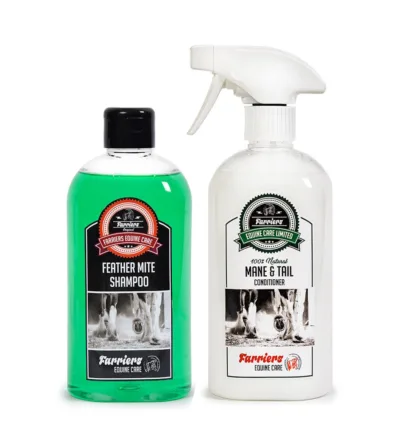 Feather Mite Shampoo and Mane and Tail Conditioner (Combo Pack)